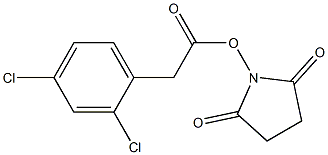 2,4-Dichlorobenzeneacetic acid succinimidyl ester Struktur