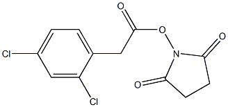 2,4-Dichlorobenzeneacetic acid succinimidyl ester Structure