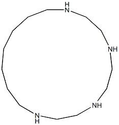 1,4,7,10-Tetraazacyploheptadecane Structure