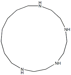 1,4,7,10-Tetraazacyploheptadecane,,结构式