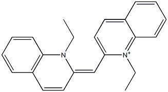 2-(1-Ethyl-1,2-dihydroquinoline-2-ylidenemethyl)-1-ethylquinolinium