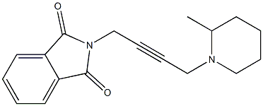 N-[4-(2-Methylpiperidino)-2-butynyl]phthalimide Struktur