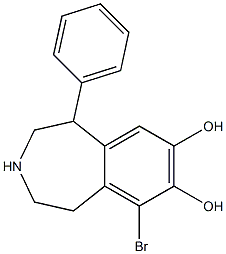 5-Phenyl-9-bromo-2,3,4,5-tetrahydro-1H-3-benzazepine-7,8-diol