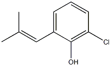 6-Chloro-2-(2-methyl-1-propenyl)phenol Structure