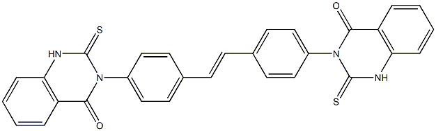 3,3'-[1,2-Ethenediylbis(4,1-phenylene)]bis[1,2-dihydro-2-thioxoquinazolin-4(3H)-one]