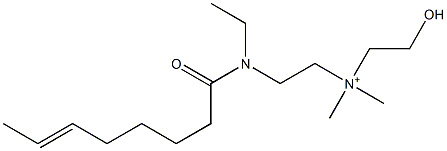 2-[N-Ethyl-N-(6-octenoyl)amino]-N-(2-hydroxyethyl)-N,N-dimethylethanaminium