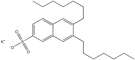 6,7-Diheptyl-2-naphthalenesulfonic acid potassium salt
