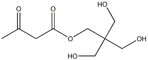 Acetoacetic acid 2,2-di(hydroxymethyl)-3-hydroxypropyl ester Struktur