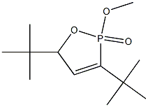2-Methoxy-3-tert-butyl-5-tert-butyl-2,5-dihydro-1,2-oxaphosphole 2-oxide Struktur