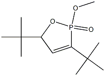 2-Methoxy-3-tert-butyl-5-tert-butyl-2,5-dihydro-1,2-oxaphosphole 2-oxide Structure