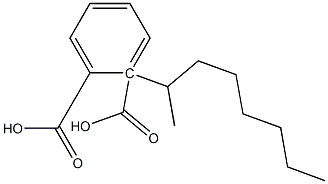 (+)-Phthalic acid hydrogen 1-[(S)-1-methyl-(1-2H)heptyl] ester Struktur