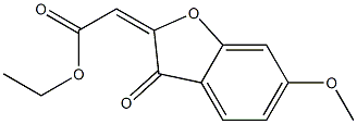 2-Ethoxycarbonyl-methylene-6-methoxy-3(2H)-benzofuranone|