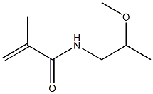 N-(2-Methoxypropyl)methacrylamide Structure