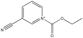 1-(Ethoxycarbonyl)-3-cyanopyridin-1-ium Structure
