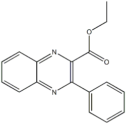 3-Phenylquinoxaline-2-carboxylic acid ethyl ester Structure