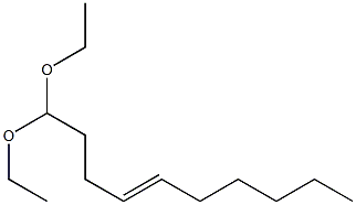 4-Decenal diethyl acetal Struktur