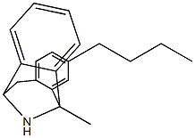 3-Butyl-5-methyl-10,11-dihydro-5H-dibenzo[a,d]cyclohepten-5,10-imine 结构式