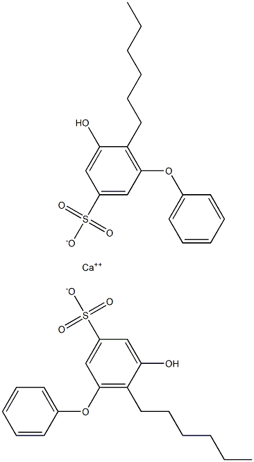 Bis(5-hydroxy-6-hexyl[oxybisbenzene]-3-sulfonic acid)calcium salt