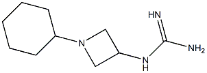 1-Cyclohexyl-3-guanidinoazetidine Structure