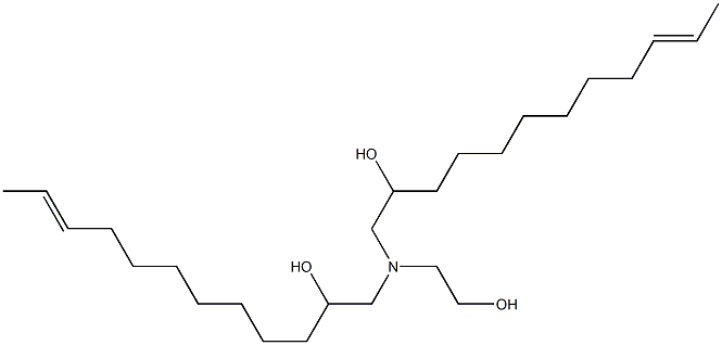 1,1'-[(2-Hydroxyethyl)imino]bis(10-dodecen-2-ol) 结构式