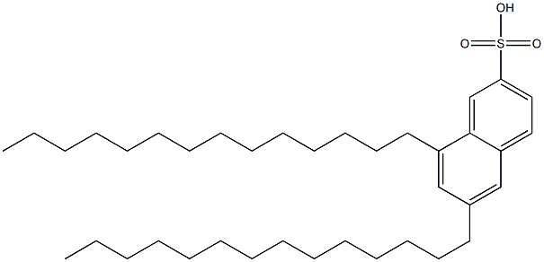  6,8-Ditetradecyl-2-naphthalenesulfonic acid