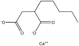 2-ペンチルこはく酸カルシウム 化学構造式