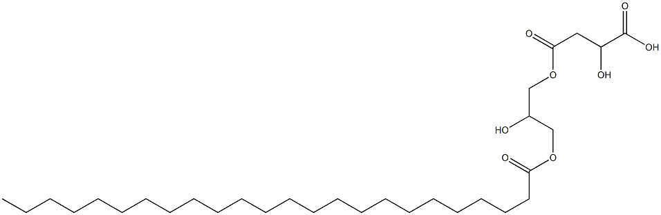 D-Malic acid hydrogen 4-(2-hydroxy-3-tetracosanoyloxypropyl) ester