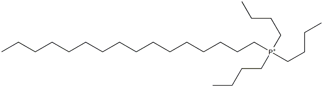 Cetyltributylphosphonium,,结构式