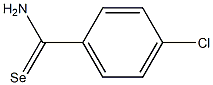 4-Chlorophenylselenoformamide Struktur