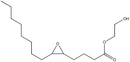 5,6-Epoxymyristic acid 2-hydroxyethyl ester Structure