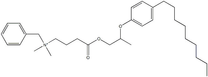 N,N-Dimethyl-N-benzyl-N-[3-[[2-(4-nonylphenyloxy)propyl]oxycarbonyl]propyl]aminium