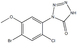 1-(2-Chloro-4-bromo-5-methoxyphenyl)-1H-tetrazol-5(4H)-one|