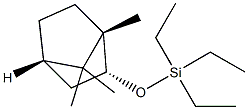 [1S,2R,4S,(-)]-2-(Triethylsiloxy)bornane Structure