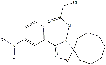 2-Chloro-N-[3-(3-nitrophenyl)-5,5-heptamethylene-1,2,4-oxadiazol-4(5H)-yl]acetamide