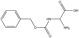 Amino(benzyloxycarbonylamino)acetic acid Structure