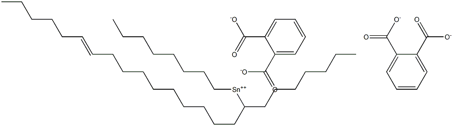 Bis[phthalic acid 1-(10-hexadecenyl)]dioctyltin(IV) salt,,结构式