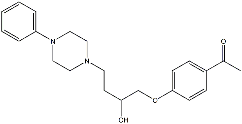 4'-[2-Hydroxy-4-[4-[phenyl]-1-piperazinyl]butoxy]acetophenone|