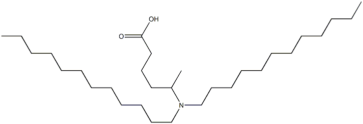 5-(Didodecylamino)hexanoic acid Struktur