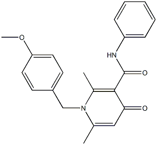  1-(4-Methoxybenzyl)-1,4-dihydro-2,6-dimethyl-N-phenyl-4-oxopyridine-3-carboxamide