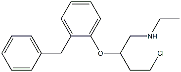 2-(2-Benzylphenoxy)-4-chloro-N-ethyl-1-butanamine