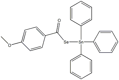 4-Methoxybenzenecarboselenoic acid Se-(triphenylstannyl) ester