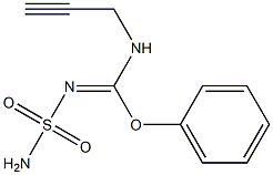 N-Sulfamoyl[phenoxy(2-propynylamino)methan]imine|