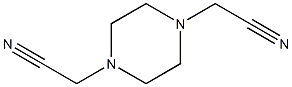 1,4-Piperazinediacetonitrile Structure
