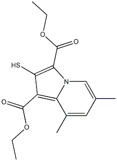 6,8-Dimethyl-2-mercaptoindolizine-1,3-dicarboxylic acid diethyl ester