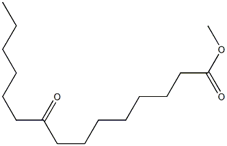 9-オキソペンタデカン酸メチル 化学構造式