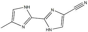 4'-Methyl-2,2'-bi[1H-imidazole]-4-carbonitrile Struktur