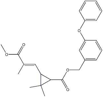 3-[(E)-2-(Methoxycarbonyl)-1-propenyl]-2,2-dimethylcyclopropanecarboxylic acid 3-phenoxybenzyl ester