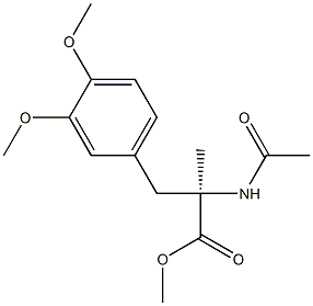 [R,(+)]-2-Acetylamino-2-methyl-3-(3,4-dimethoxyphenyl)propionic acid methyl ester|