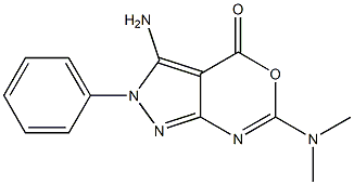 3-Amino-6-(dimethylamino)-2-phenylpyrazolo[3,4-d][1,3]oxazin-4(2H)-one