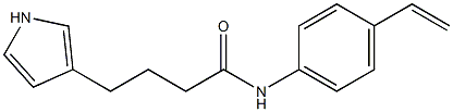 N-(4-Ethenylphenyl)-1H-pyrrole-3-butyramide Structure